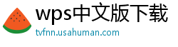 wps中文版下载